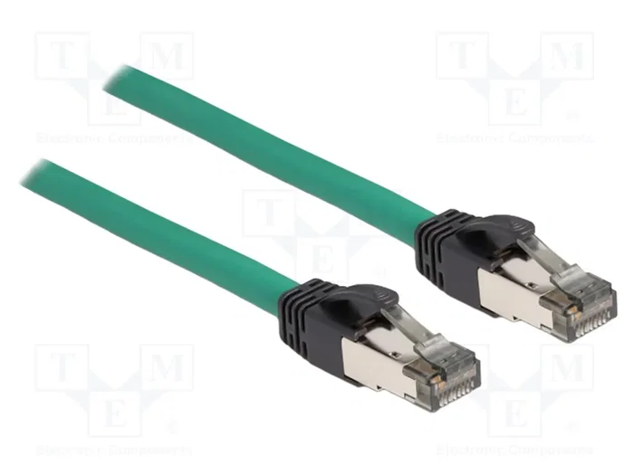 DELOCK Cordon de raccordement SF/UTP Cat 5e RJ45 5m vert DELOCK Cordon de raccordement SF/UTP Cat 5e RJ45 5m vert