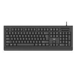 Ewent EW3286 Clavier USB avec lecteur de carte à puce intégré - QWERTY ES