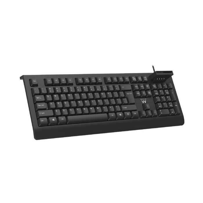 Ewent EW3286 Clavier USB avec lecteur de carte à puce intégré - QWERTY ES Ewent EW3286 Clavier USB avec lecteur de carte à puce intégré - QWERTY ES