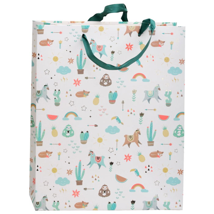 Party Time Sac cadeau avec détails dorés, modèles assortis