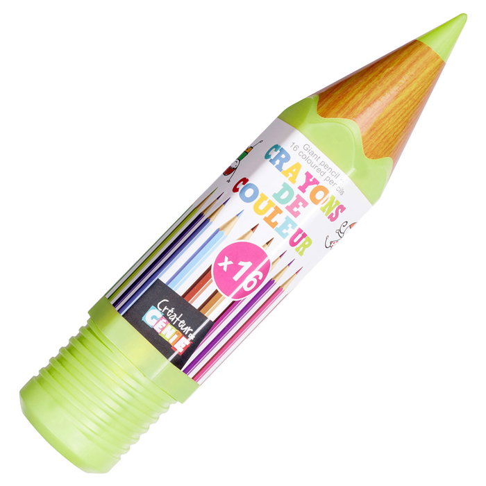 Createur de Genie Estuche de 16 crayons de couleur