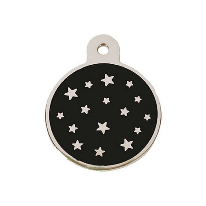 Plaque d'identification pour collier Imarc PetScribe Passion Noir Argent