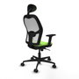 Piqueras y Crespo 2D036N1 Chaise de Bureau avec Appui-tête Pistache