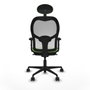 Piqueras y Crespo 2D036N1 Chaise de Bureau avec Appui-tête Pistache