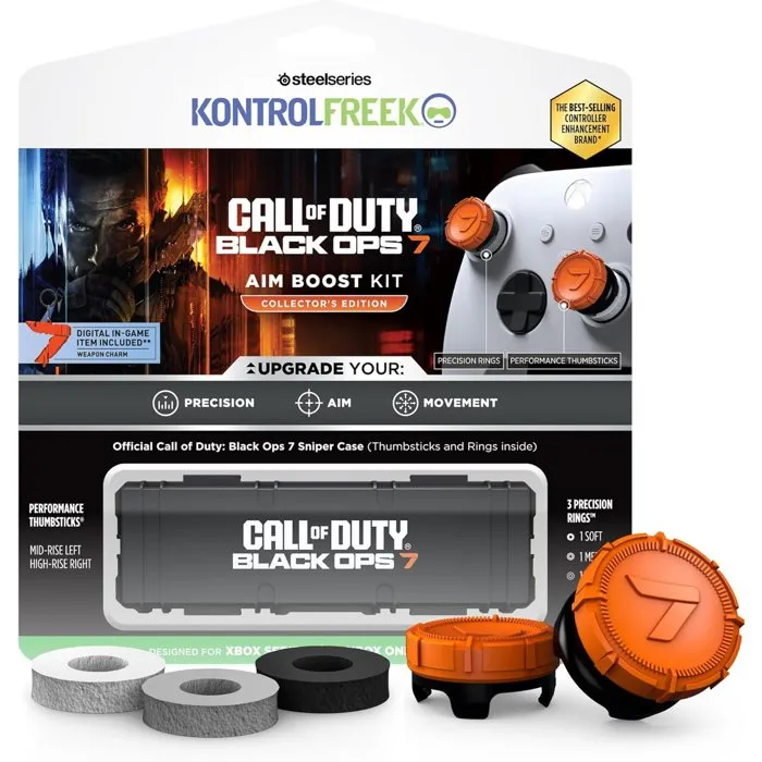 Steelseries KontrolFreek Call of Duty BO7 Performance Thumbsticks Pack de 2 - Édition Collector - Manettes Xbox - Orange Steelseries KontrolFreek Call of Duty BO7 Performance Thumbsticks Pack de 2 - Édition Collector - Manettes Xbox - Orange