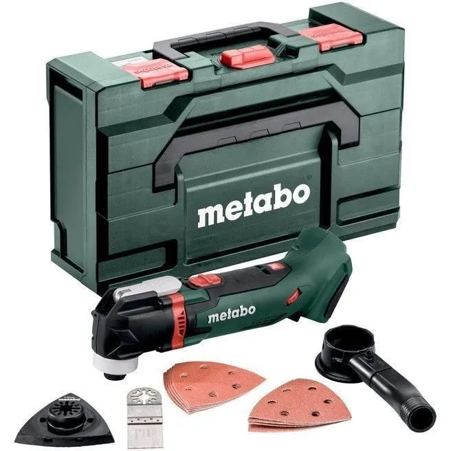 Metabo MT 18 LTX Outil multifonctions sans fil 18 V avec MetaBOX 145 L, patin et accessoires abrasifs Metabo MT 18 LTX Outil multifonctions sans fil 18 V avec MetaBOX 145 L, patin et accessoires abrasifs