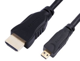 MicroConnect Câble HDMI 2.0 Micro HDMI vers HDMI 5m