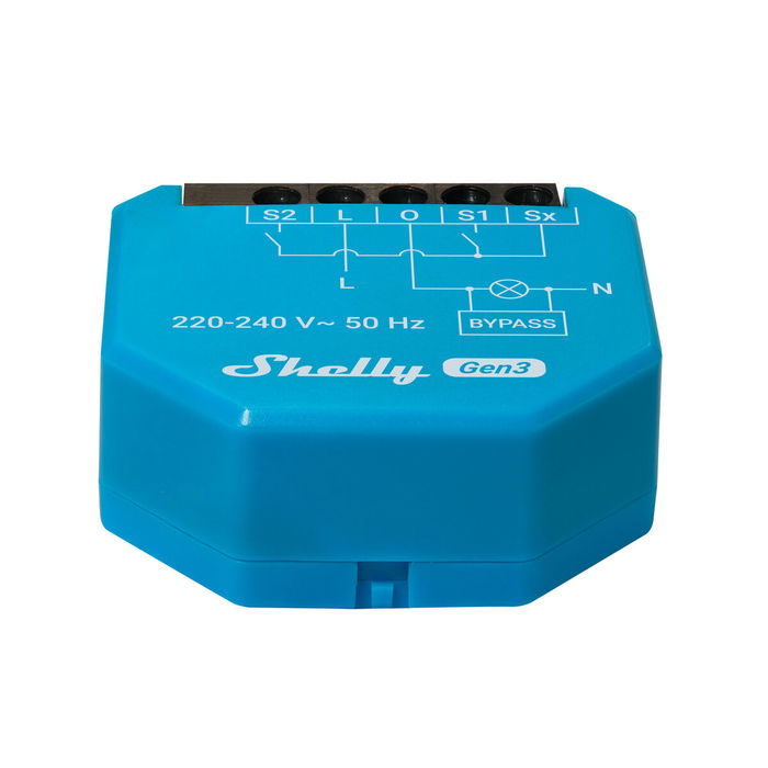 Prise Intelligente Shelly S3SW-0A1X1EUL Bluetooth Wi-Fi 230 V 10 A