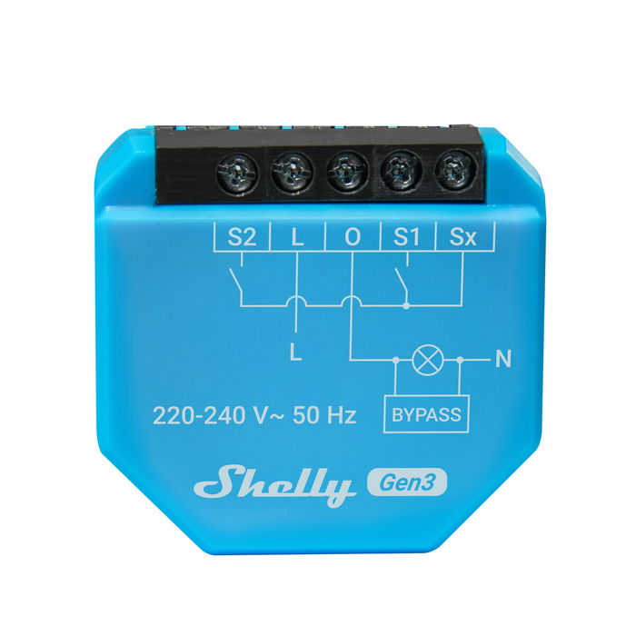 Prise Intelligente Shelly S3SW-0A1X1EUL Bluetooth Wi-Fi 230 V 10 A