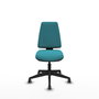 PIQUERAS Y CRESPO Chaise Elche Asynchrone Turquoise sans accoudoirs
