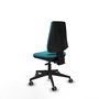 PIQUERAS Y CRESPO Chaise Elche Asynchrone Turquoise sans accoudoirs
