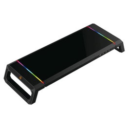 Conceptronic THORNE01B Support Ergonomic RGB Hub USB 2.0 Gaming Monitor Noir