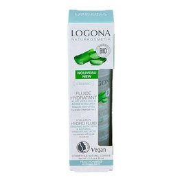LOGONA Fluide hydratant aloe vera et acide hyaluronique 30ml