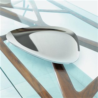 Alessi FM15 Colombina Bandeau à service en acier inoxydable 18/10 - 40 cm - Design Doriana et Massimiliano Fuksas