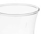 Giftdecor Vase en verre à col haut 36 cm transparent 19x19 cm