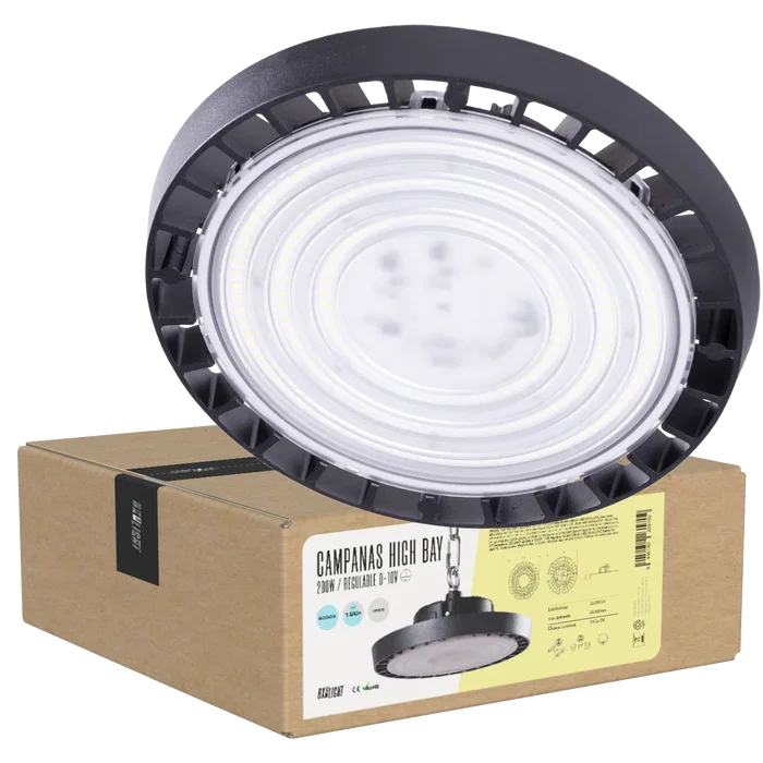 BX3 LIGHT Campanas High Bay Led 200W IP65 4000K 120º