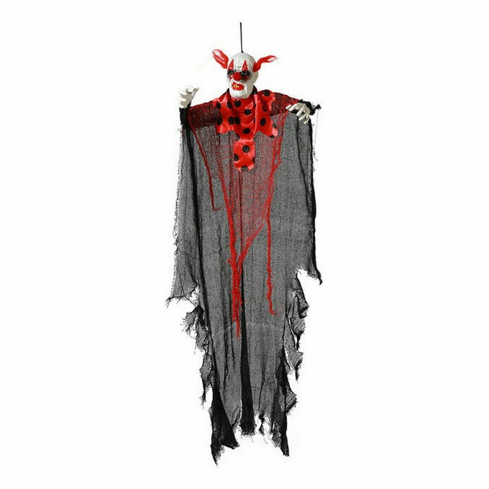 BigBuy Home Décoration d'Halloween Clown Sanglant Multicouleur 120 cm