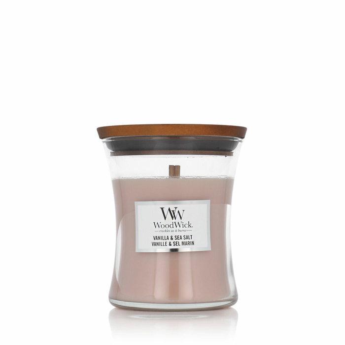 Woodwick Bougie Vanille & Sel Marin 275 g