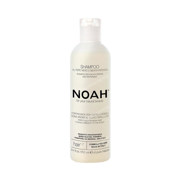 Noah Shampooing Fortifiant Poivre Noir et Menthe Poivrée 250 ml Noah Shampooing Fortifiant Poivre Noir et Menthe Poivrée 250 ml