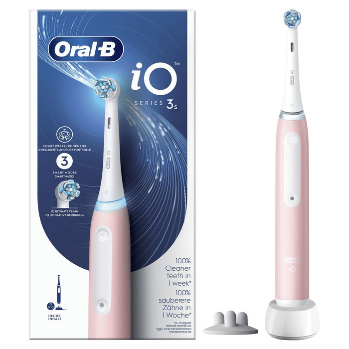 Oral-B Brosse à Dents Électrique iO 3 Rose avec Chargeur Oral-B Brosse à Dents Électrique iO 3 Rose avec Chargeur