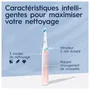 Oral-B Brosse à Dents Électrique Rose Série 3s iO avec Chargeur et Technologie de Nettoyage Supérieure