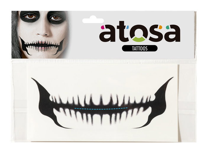 Accessoire Halloween Maquillage Bouche Squelette Mort