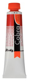 Cobra Cobra Study Color Al Óleo Miscile Con Agua Rojo Pyrrole Oscuro 345