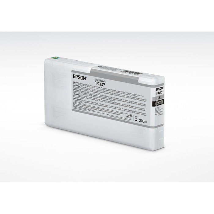 Epson Cartouche d'encre T9137 Light Black 200ml Epson Cartouche d'encre T9137 Light Black 200ml
