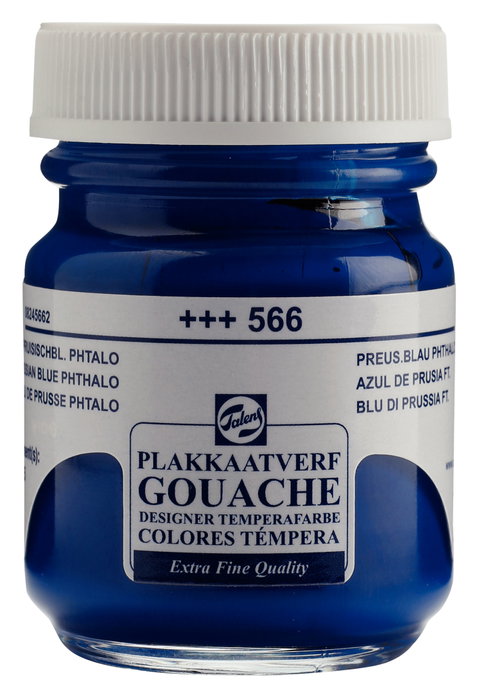 Talens Peinture Témpera Extra Fine Azul de Prusia (Ftalo) 566, 50 ml Talens Peinture Témpera Extra Fine Azul de Prusia (Ftalo) 566, 50 ml