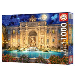 Educa Puzzle 1000 pièces Fontana Di Trevi Roma 19923, coloré 48x68 cm, espagnol