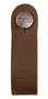 LEVYS Adaptateur de sangle pour guitare acoustique en cuir marron