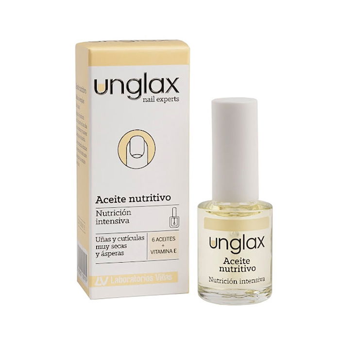Unglax Huile Nourrissante pour Ongles et Cuticules Sèches et Abîmées, 10 ml