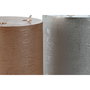 Bougie LED DKD Home Decor Doré Argenté 15 x 15 x 20 cm (AA) (2 Unités)