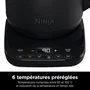Ninja KT200EU Bouilloire électrique 3000W 1.7L avec contrôle précis de température, maintien au chaud, écran digital et finition inox brossé noir