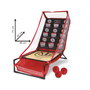 Tachan Jeu de Basketball avec Panier et Marqueur Électronique, 9 Cibles à Hauteurs Variables, 3 Balles, Loisir Familial, Alimenté par Piles