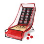 Tachan Jeu de Basketball avec Panier et Marqueur Électronique, 9 Cibles à Hauteurs Variables, 3 Balles, Loisir Familial, Alimenté par Piles