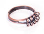 Innspiro Anneau métallique ajustable en cuivre vieilli pour couture, diamètre 18 mm