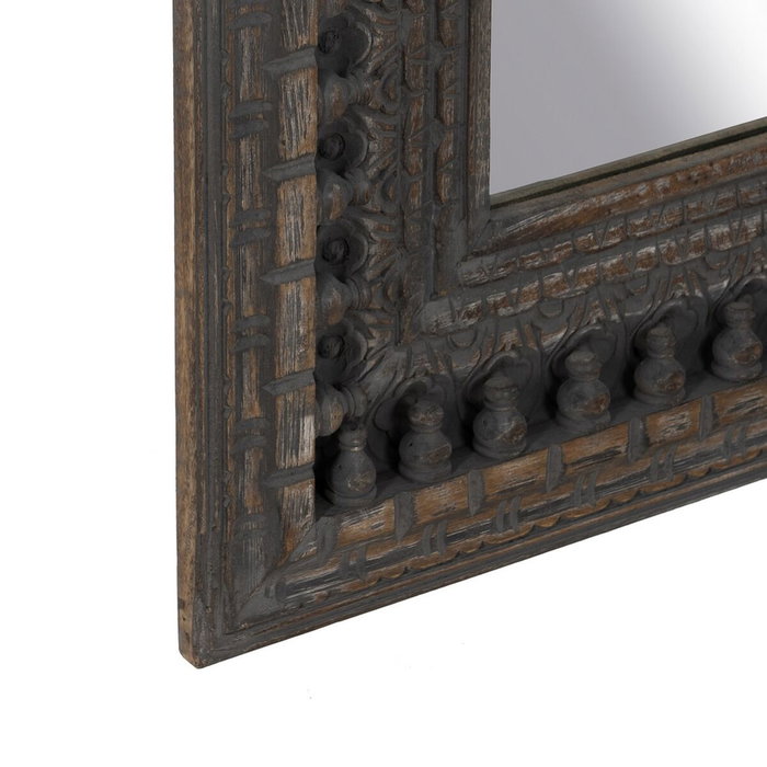 BigBuy Home Miroir sur Pied Brun foncé Vertical BigBuy Home Miroir sur Pied Brun foncé Vertical