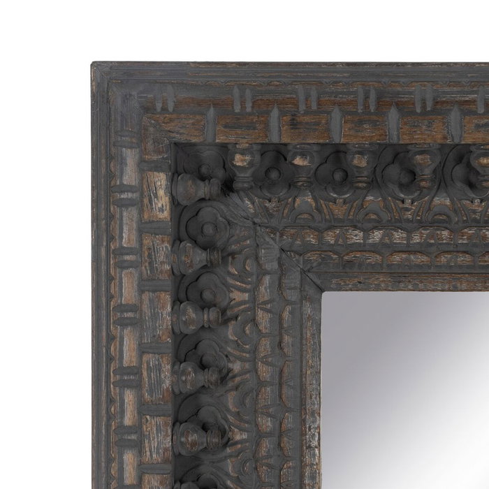 BigBuy Home Miroir sur Pied Brun foncé Vertical BigBuy Home Miroir sur Pied Brun foncé Vertical