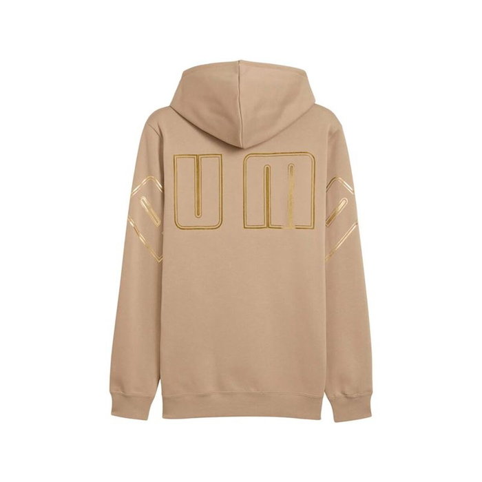 Sweat à capuche homme Puma Maximal Metallic Beige