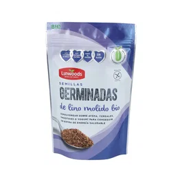 LINWOODS Graines de lin germées et moulues BIO 208g