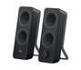 Logitech Z207 Haut-parleurs Bluetooth Stéréo pour Ordinateur - Connexion Sans Fil et Filaire - Puissance RMS 5 W - Noir