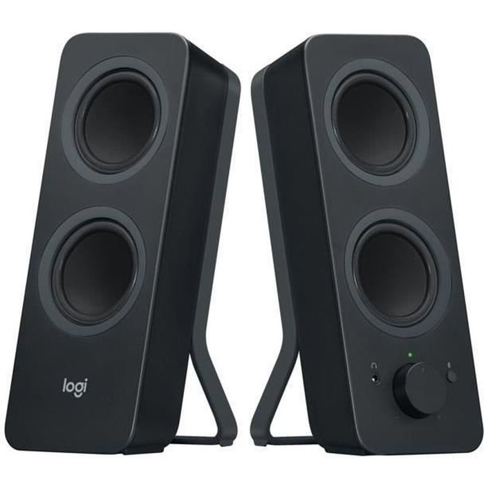 Logitech Z207 Haut-parleurs Bluetooth pour ordinateur, Noir
