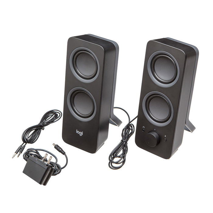 Logitech Z207 Haut-parleurs Bluetooth pour ordinateur, Noir