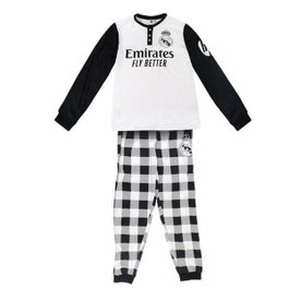 Cerdá Pijama Largo Single Jersey Real Madrid Blanc XL