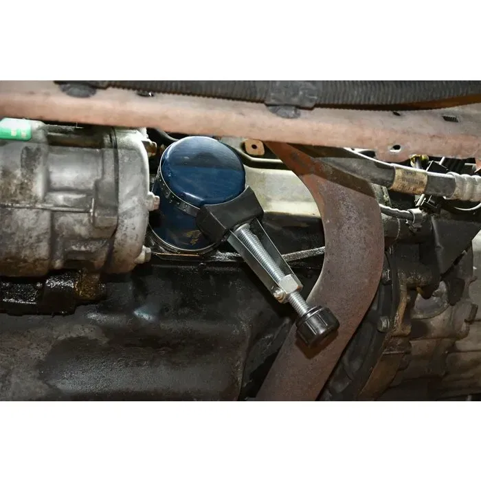 Precision Steel - Clé à ruban pour filtre à huile - Longueur et diamètre ajustables - Pour dévissage facile des filtres