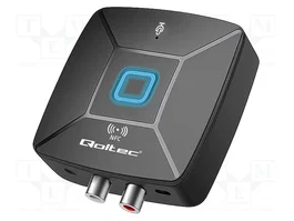 QOLTEC Récepteur Bluetooth Sans Fil Noir