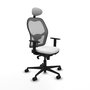 Chaise de Bureau avec Appui-tête Jorquera Piqueras y Crespo 1D036N1 Blanc