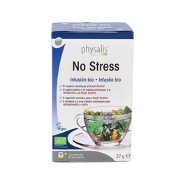 PHYSALIS Infusion No Stress bio 20 filtres – Millepertuis, Aubépine, Mélisse pour relaxation