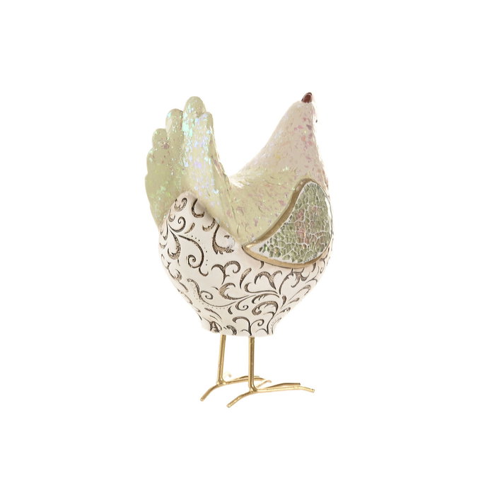Home ESPRIT Figurine Décorative Vert Poule (2 Unités) inevitable Home ESPRIT Figurine Décorative Vert Poule (2 Unités) inevitable